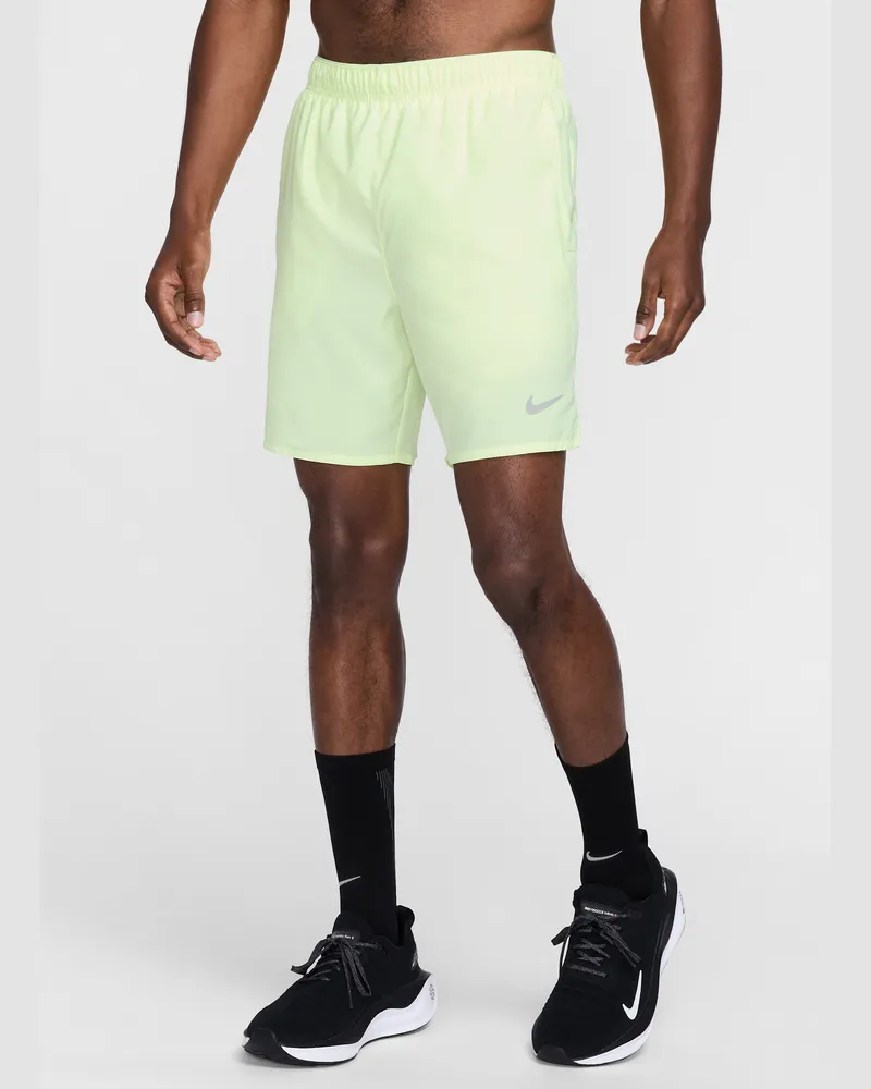 Nike Challenger Dri-FIT-Laufshorts mit Futter für Herren (ca. 18 cm) - Gelb Gelb