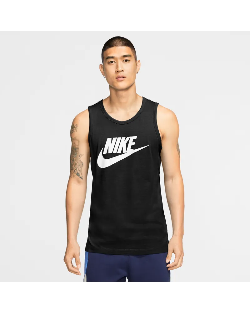 Nike Herren-Tanktop - Schwarz Schwarz