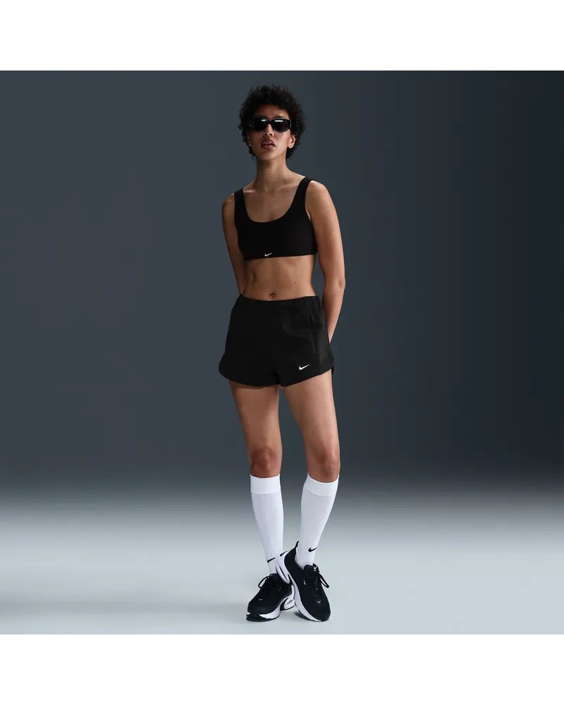 Nike Sportswear Windrunner Shorts mit mittelhohem Bund (Damen, ca. 5 cm) - Schwarz Schwarz