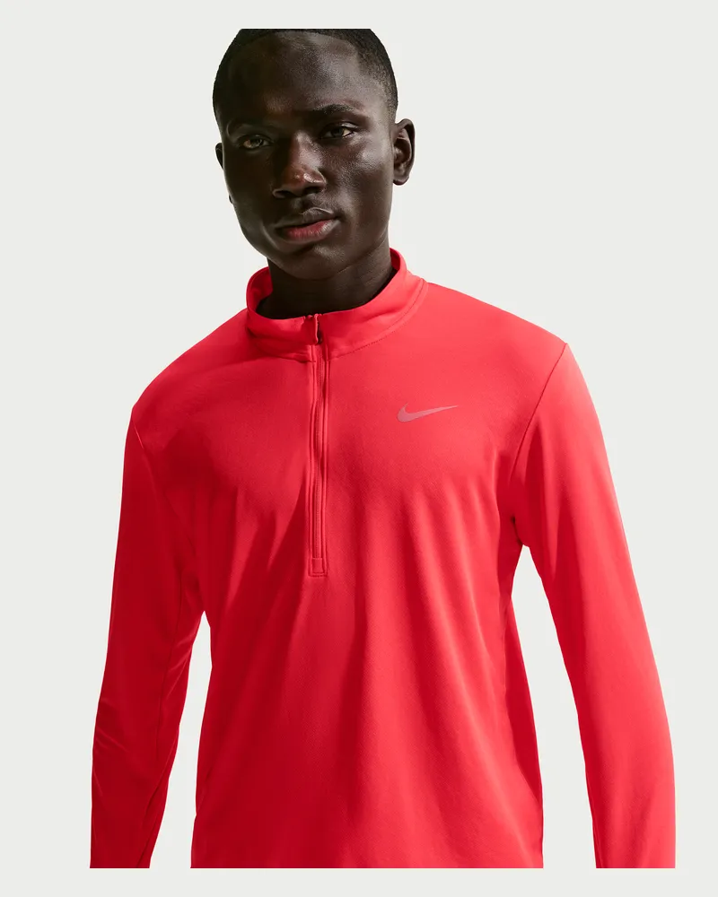 Nike Pacer Dri-FIT-Laufoberteil mit Halbreißverschluss für Herren - Rot Rot