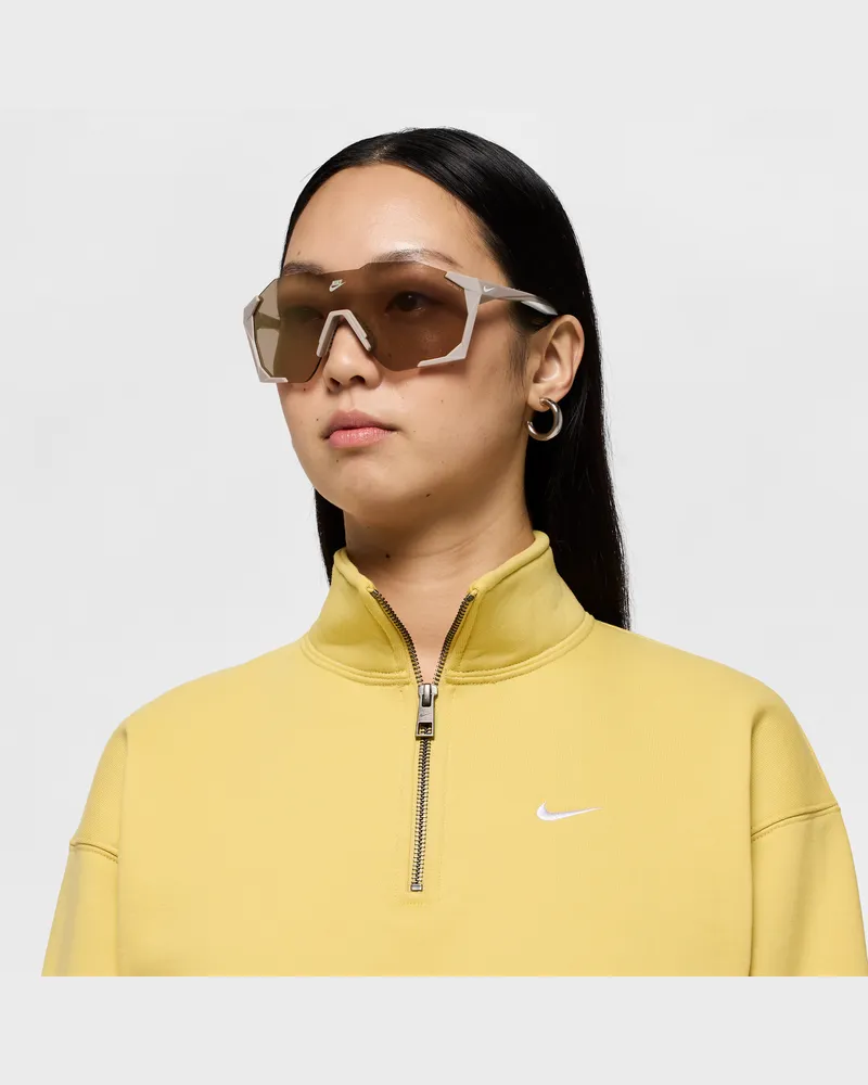 Nike Charged Shield Sonnenbrille - Grau Grau