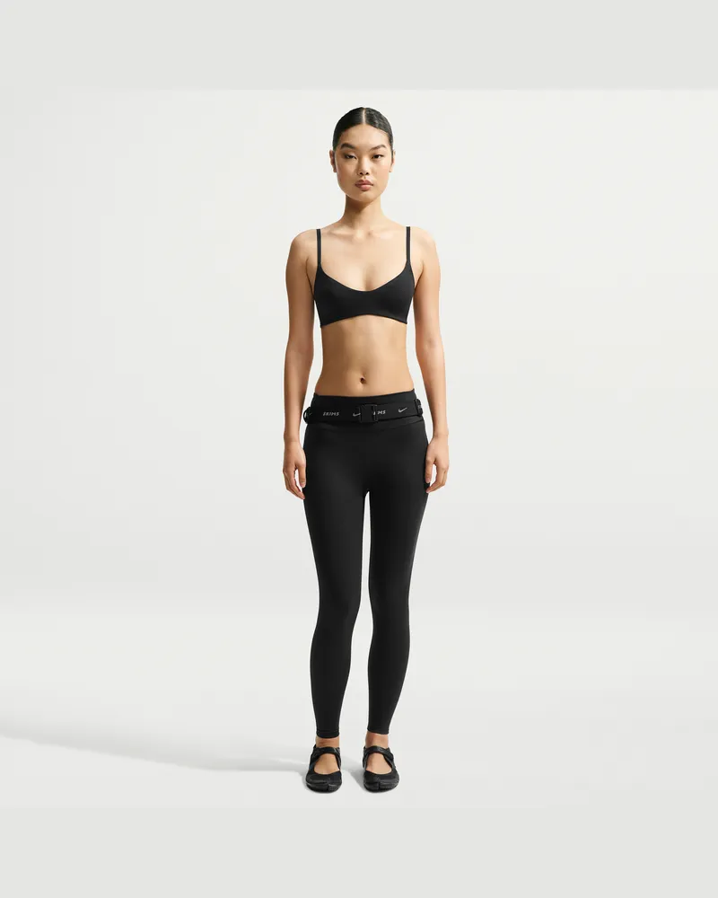 Nike SKIMS Leggings mit 66 cm hohem Bund und mattem Material (Damen) - Schwarz Schwarz
