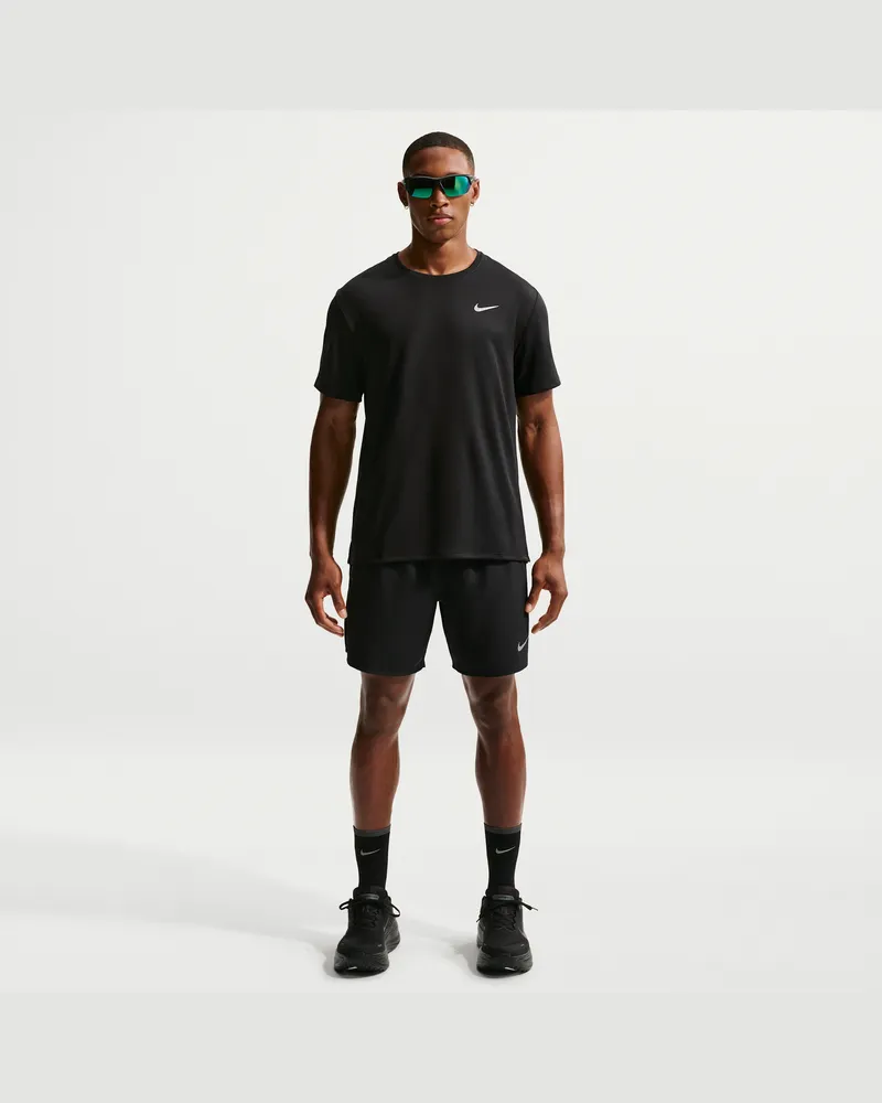Nike Challenger Dri-FIT-Laufshorts mit Futter für Herren (ca. 18 cm) - Schwarz Schwarz