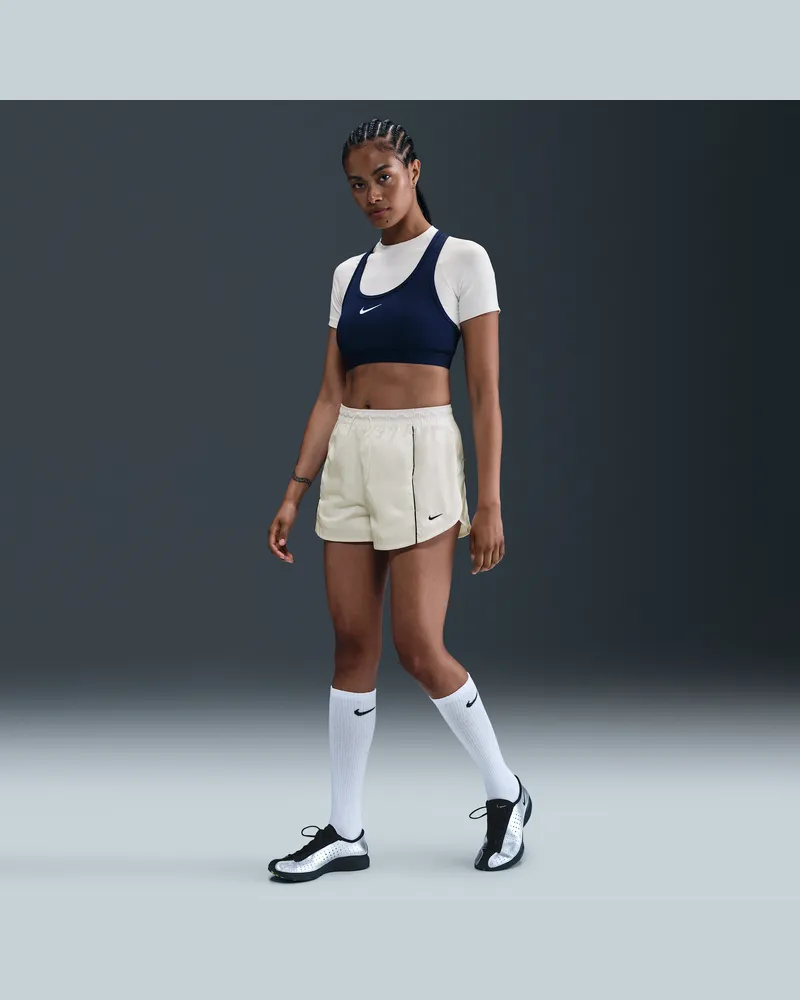 Nike Windrunner-Webshorts mit mittelhohem Bund für Damen (5 cm) - Weiß Weiß