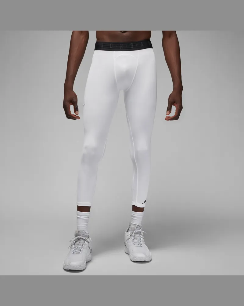 Jordan Sport Dri-FIT 3/4-Tights für Herren - Weiß Weiß