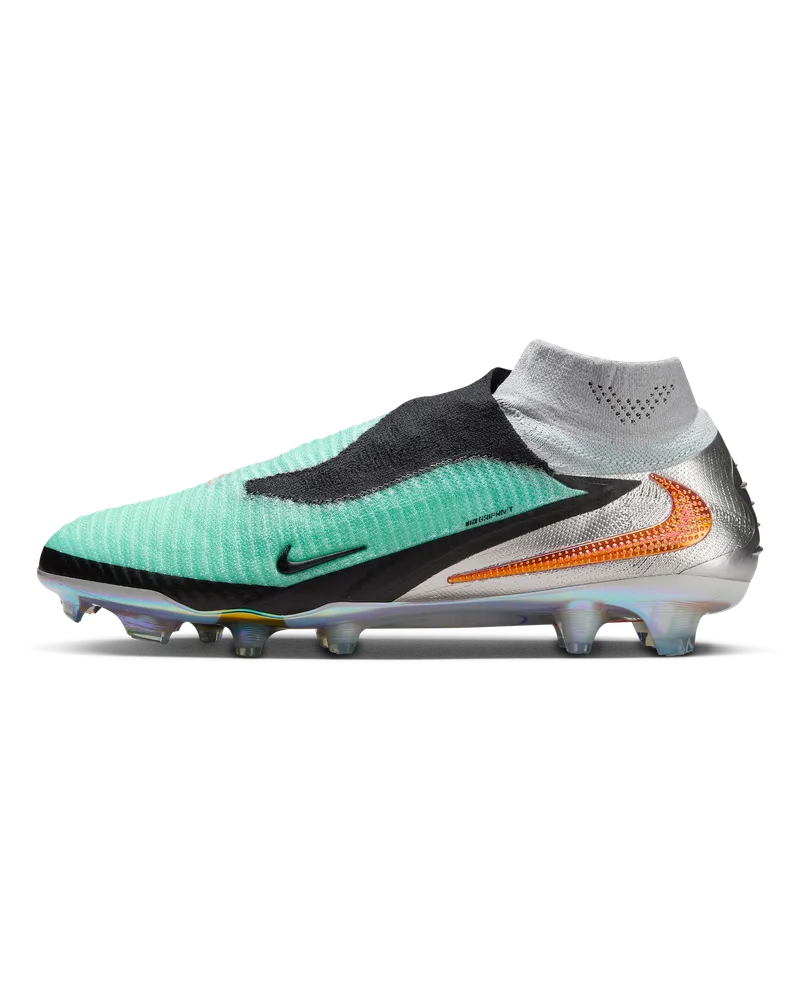 Nike Phantom 6 High Elite Fußballschuh für normalen Rasen - Grau Grau