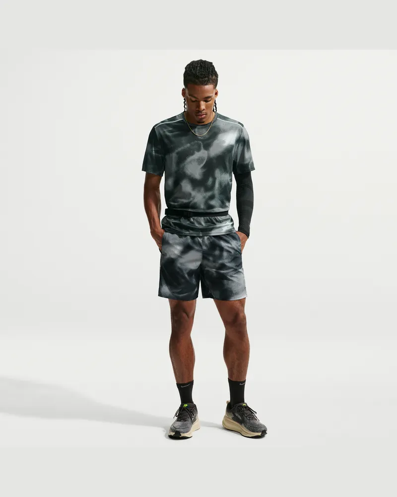 Nike Miler Dri-FIT Laufshorts mit Futter (ca. 18 cm) (Herren) - Schwarz Schwarz