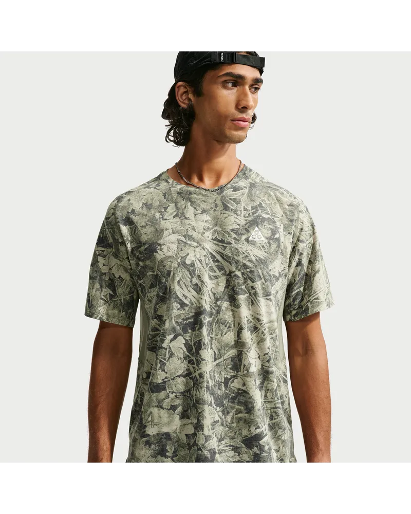 Nike ACG Solar Chase "Chamo Camo" Dri-FIT ADV Traillaufoberteil (Herren) - Grün Grün