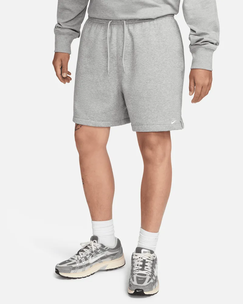 Nike Club Flow-Shorts aus French Terry für Herren - Grau Grau