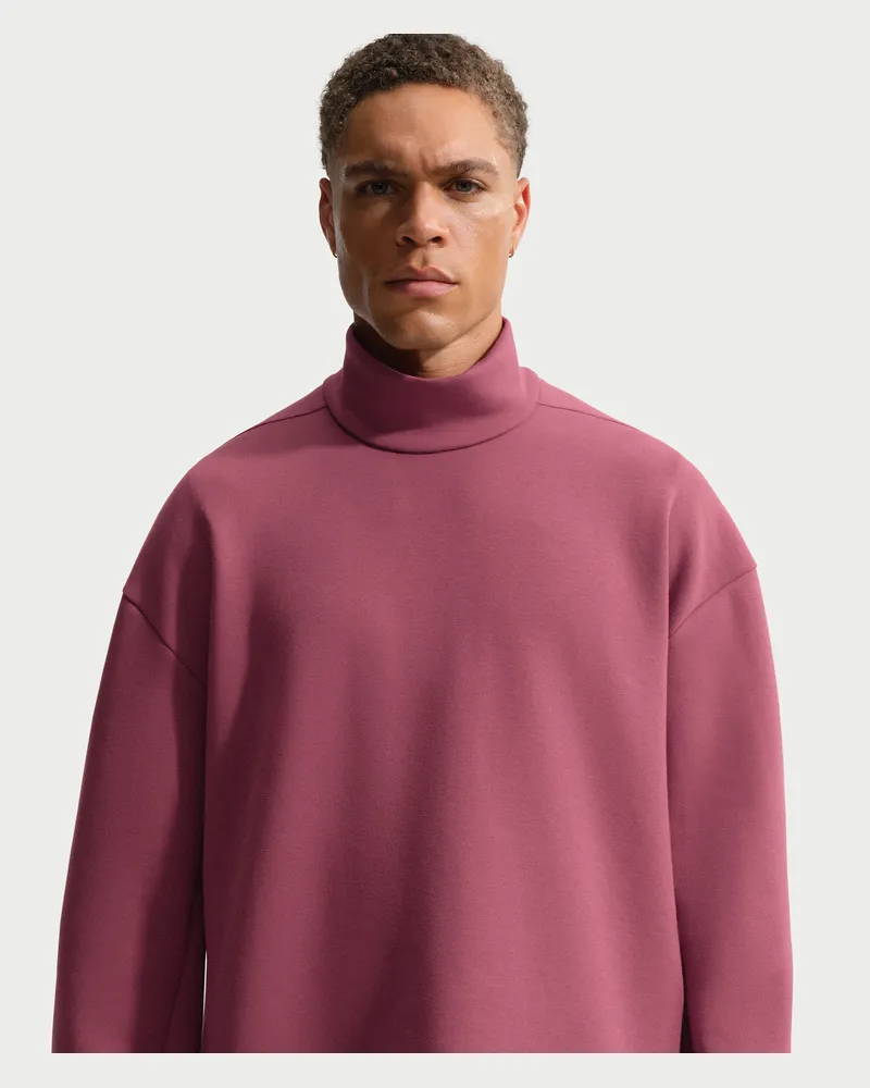 Nike 24.7 ImpossiblySoft Dri-FIT Rollkragenoberteil (Herren) - Rot Rot