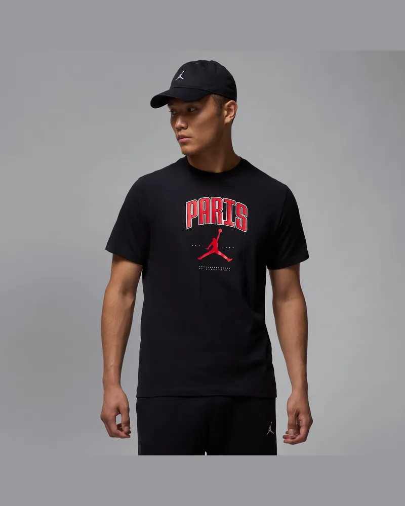 Jordan Paris-T-Shirt für Herren - Schwarz Schwarz