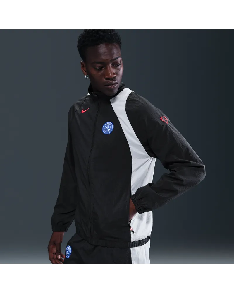 Nike Paris Saint-Germain  Football Total 90 Fußball-Trainingsjacke (Herren) - Schwarz Schwarz