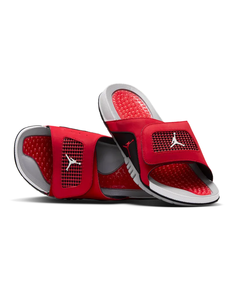 Jordan Hydro 4 Retro Herren-Slides - Rot Rot