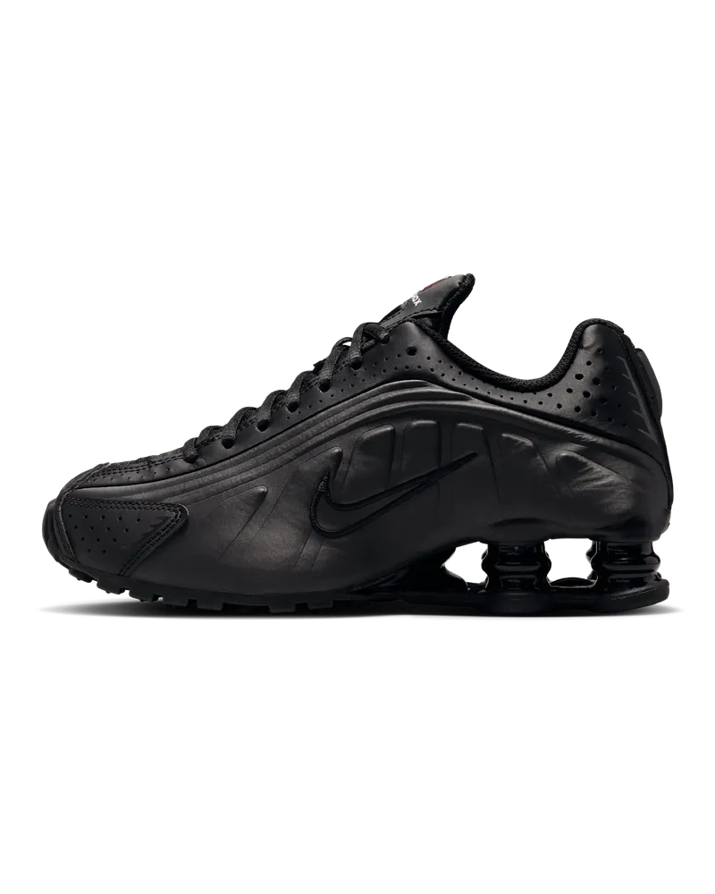 Nike Shox R4 Schuh (ältere Kinder) - Schwarz Schwarz