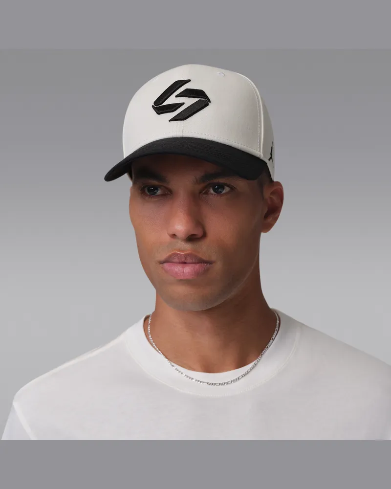 Nike Luka Rise strukturierte, verstellbare Cap - Weiß Weiß