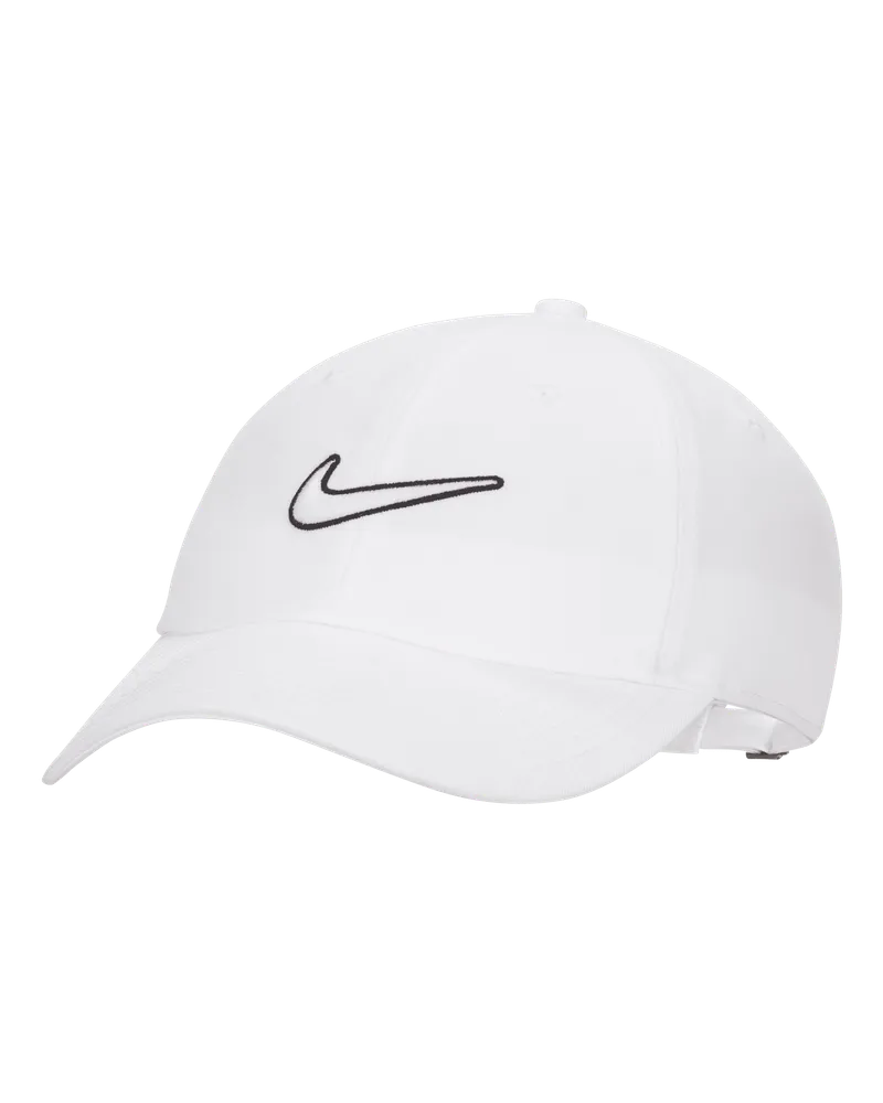 Nike Club unstrukturierte Swoosh Cap - Weiß Weiß