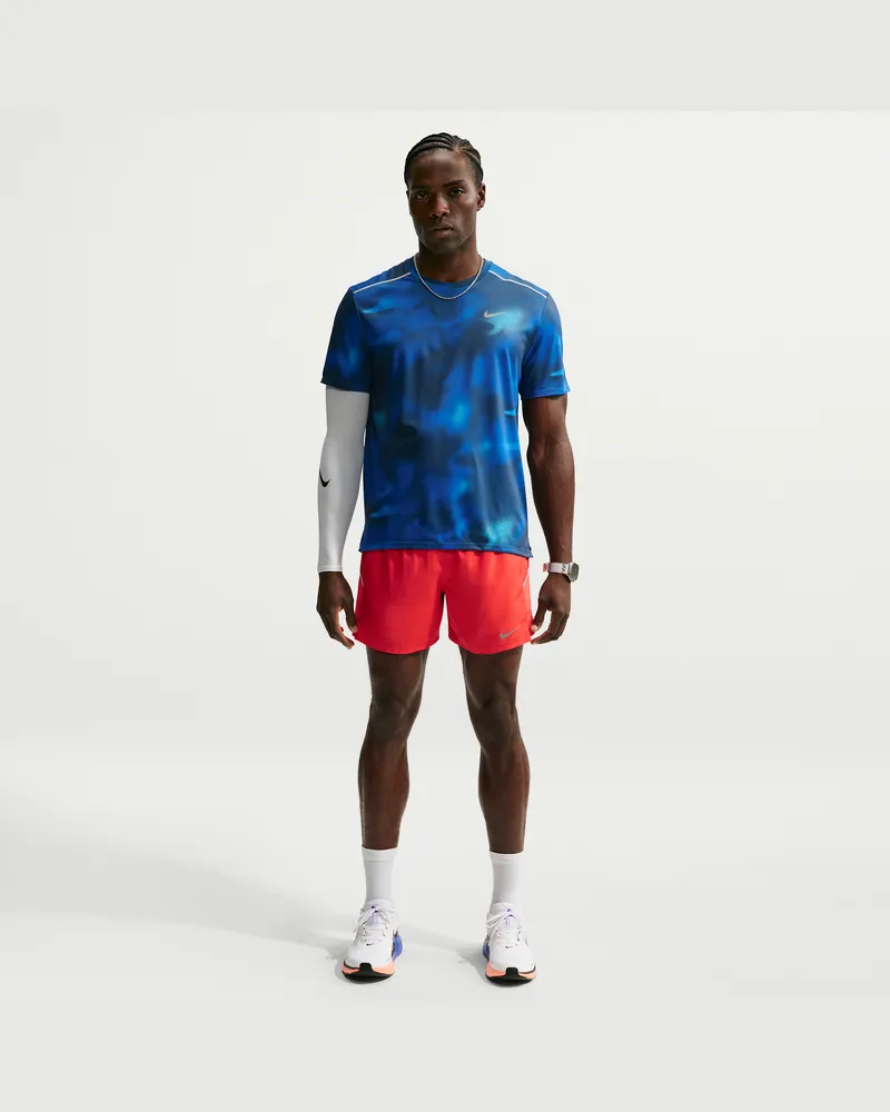 Nike Miler Dri-FIT Laufshorts mit Futter (ca. 13 cm, Herren) - Rot Rot