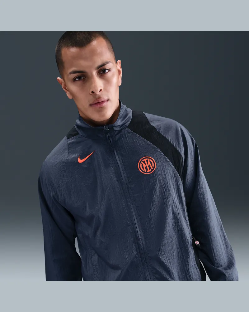 Nike Inter Mailand  Football Total 90 Fußball-Trainingsjacke (Herren) - Blau Blau