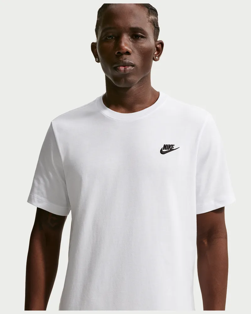 Nike Club Herren-T-Shirt - Weiß Weiß