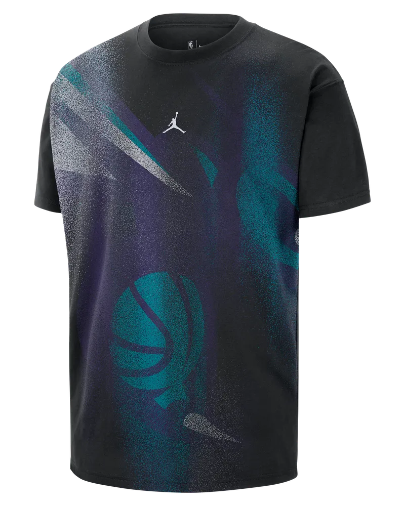 Nike Charlotte Hornets Basketball-T-Shirt (Herren) - Schwarz Schwarz