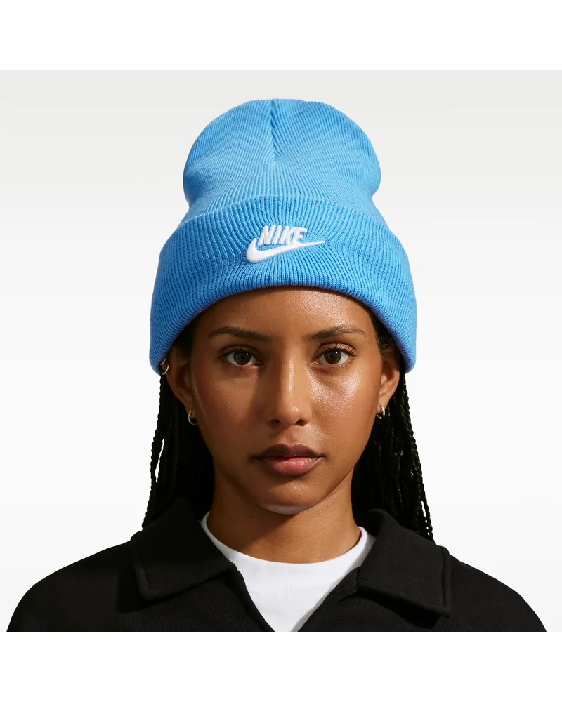 Nike Peak Futura Beanie - Blau Blau
