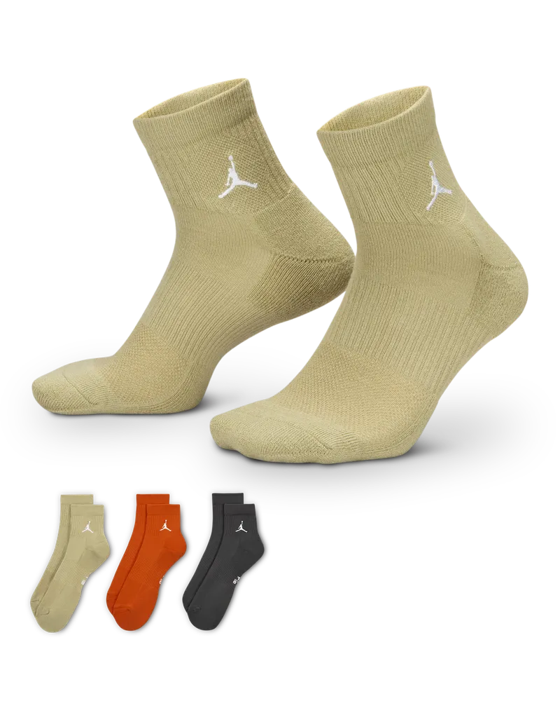 Jordan Knöchelsocken für jeden Tag (3 Paar) - Multi-Color Multi-color