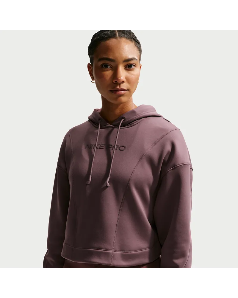 Nike Pro Therma-FIT Damen-Hoodie - Lila Lila