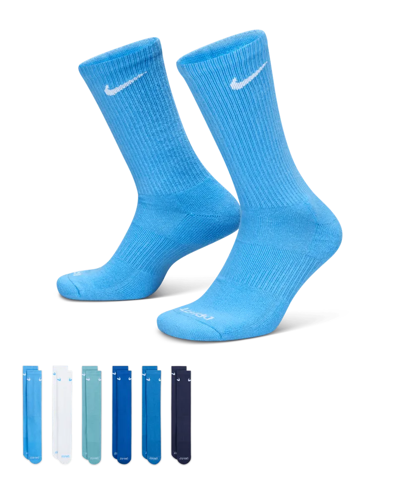 Nike Everyday Plus Cushioned Crew-Trainingssocken (6 Paar) - Multi-Color Multi-color