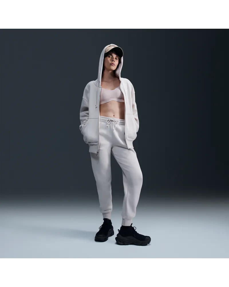 Nike Sportswear Phoenix Oversize-Damen-Hoodie mit durchgehendem Reißverschluss - Braun Braun