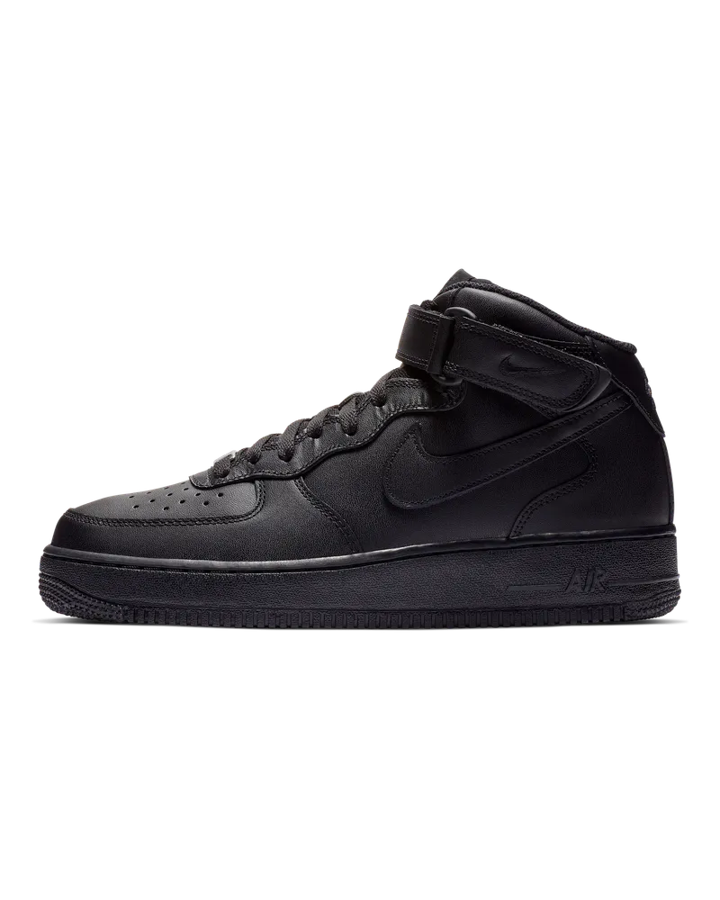 Nike Air Force 1 Mid '07 Herrenschuh - Schwarz Schwarz