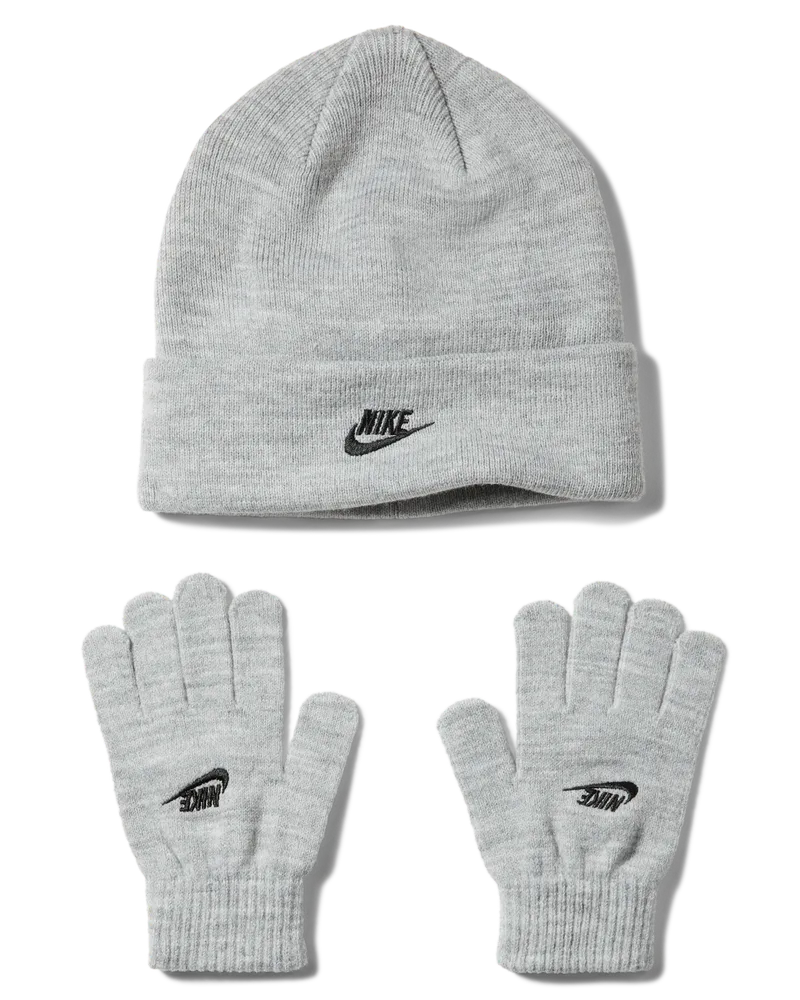 Nike Set aus Club Beanie und Handschuhen (ältere Kinder) - Grau Grau