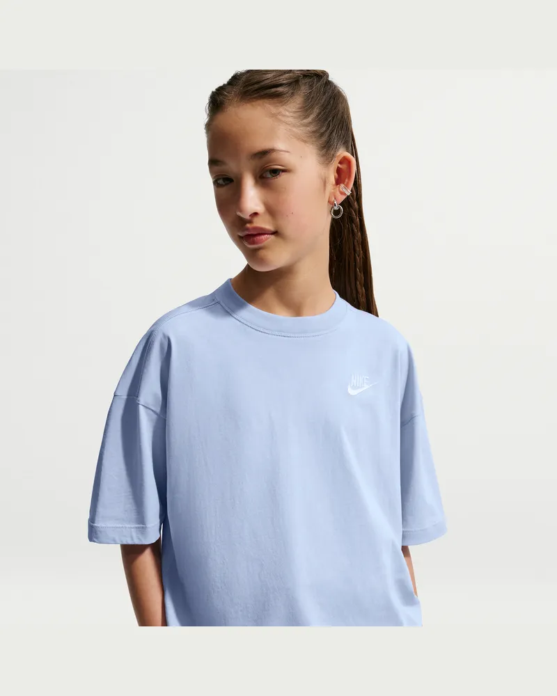 Nike Oversize-T-Shirt (ältere Kinder) - Blau Blau