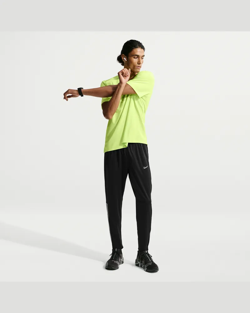 Nike Miler Winterized Strick-Fußballhose mit Dri-FIT-Technologie (Herren) - Schwarz Schwarz