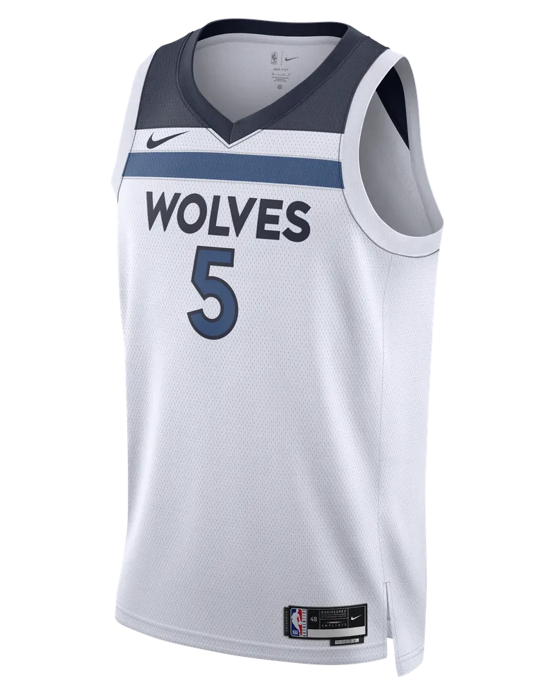 Nike Minnesota Timberwolves Association Edition  Dri-FIT NBA Swingman Trikot für Herren - Weiß Weiß