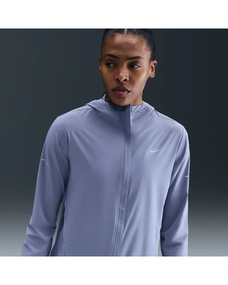 Nike Swift verstaubare Repel-Laufjacke (Damen) - Blau Blau