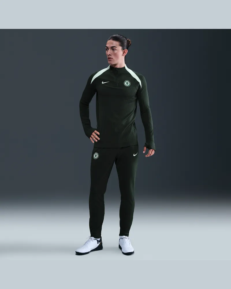 Nike FC Chelsea Strike Elite  Dri-FIT ADV Strick-Fußballhose (Herren) - Grün Grün