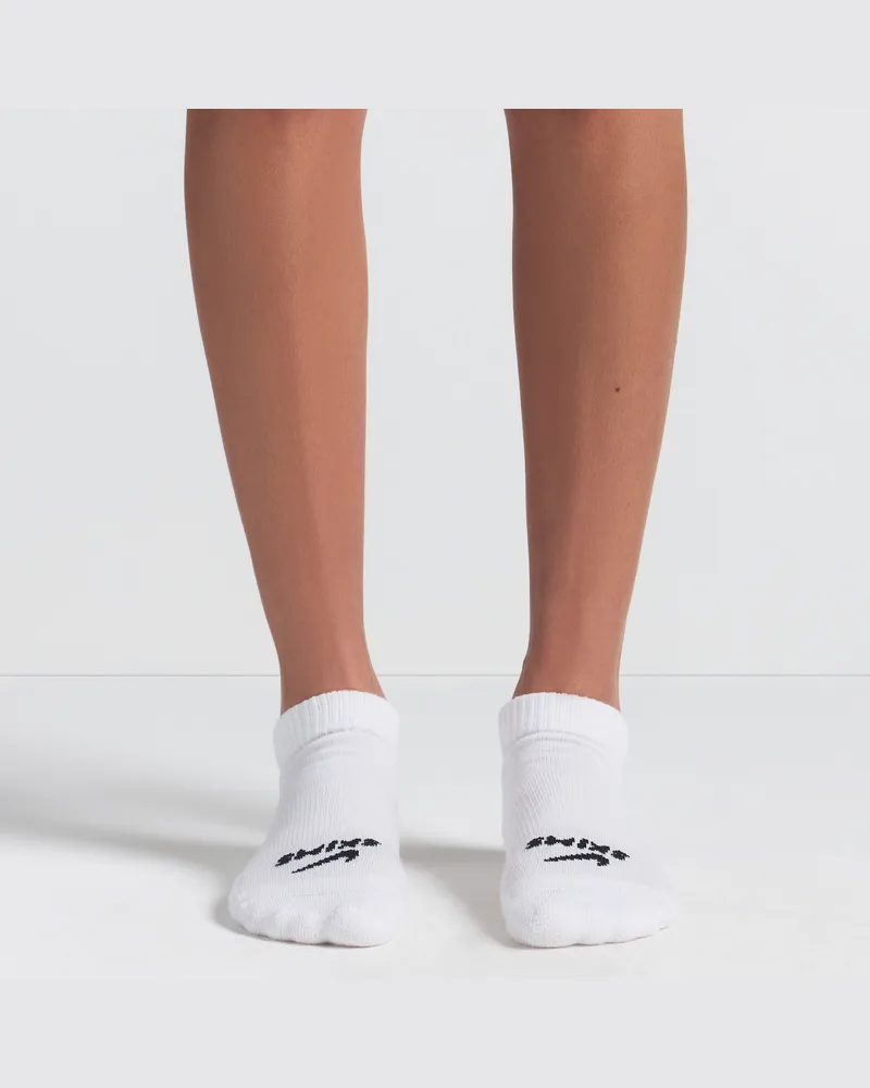 Nike SKIMS Dri-FIT Knöchelsocken (Damen, 3 Paar) - Weiß Weiß