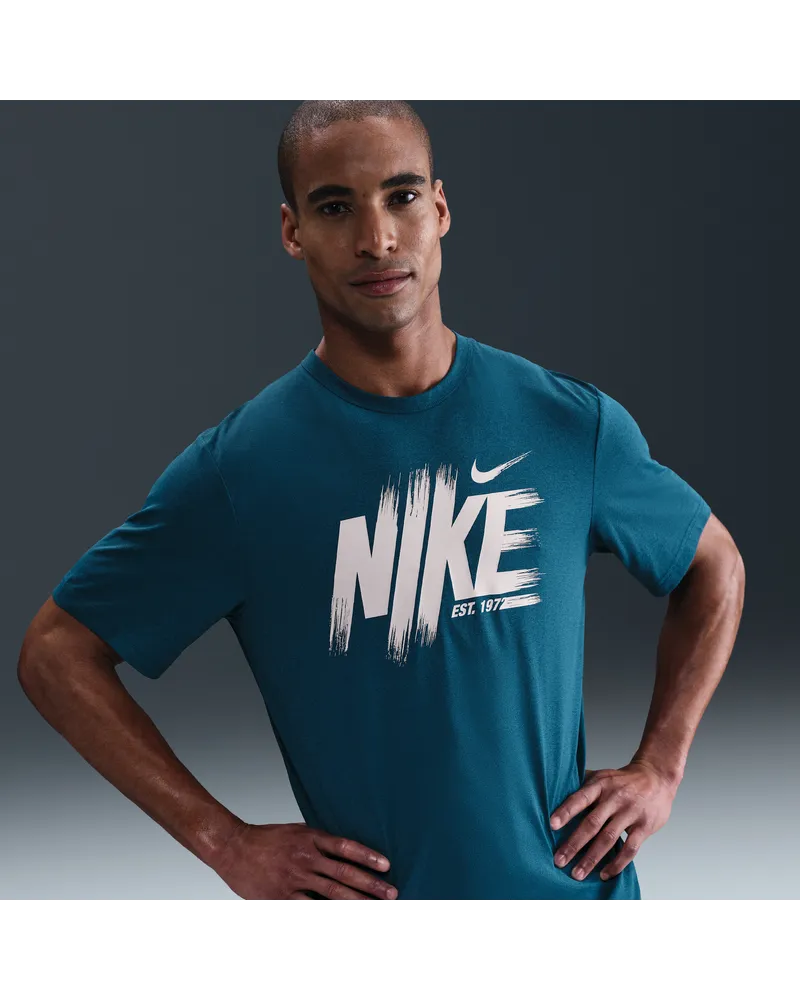 Nike Hyverse Dri-FIT UV Trainingsoberteil (Herren) - Blau Blau