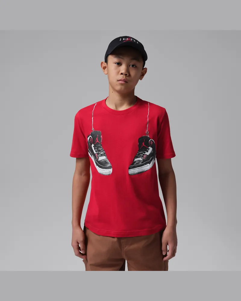 Jordan Hanging AJ3 T-Shirt (ältere Kinder) - Rot Rot