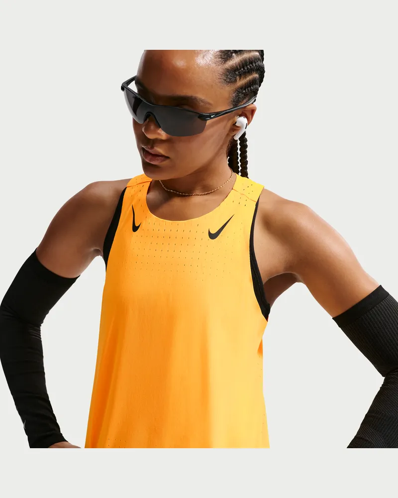 Nike AeroSwift Dri-FIT ADV Lauf-Singlet für Damen - Orange Orange