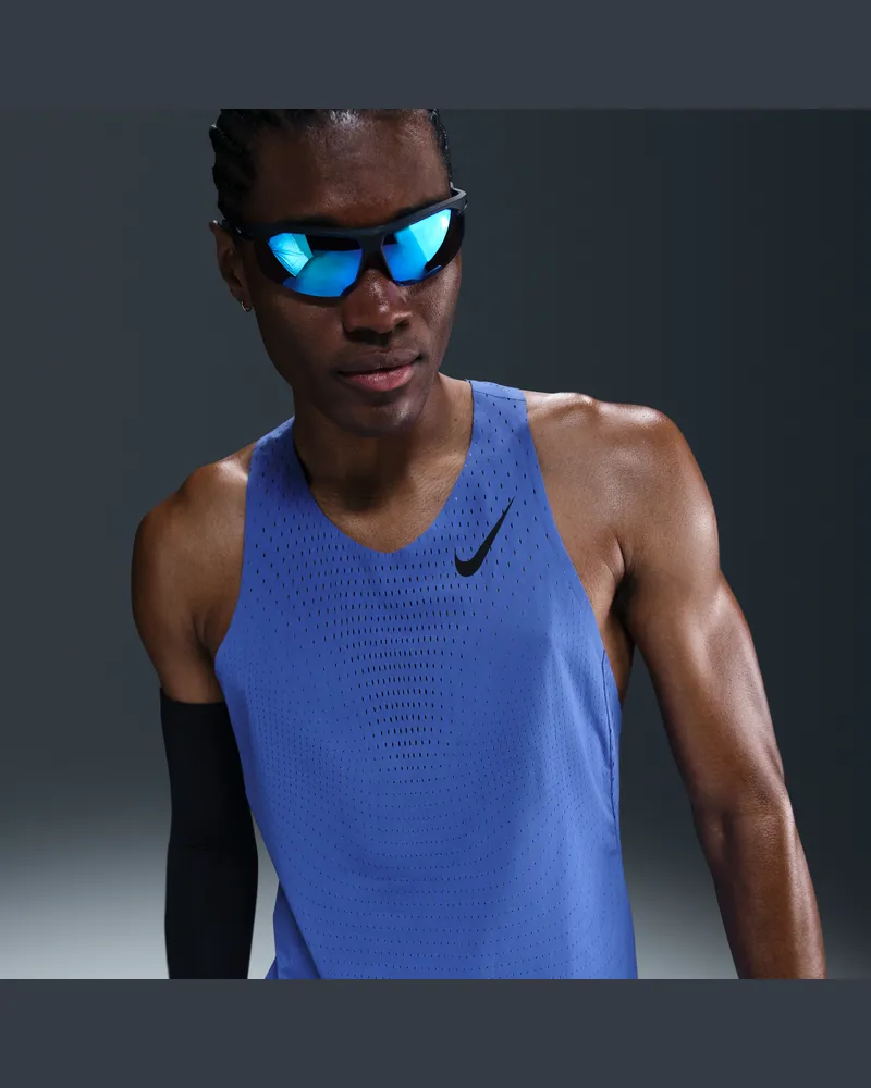 Nike AeroSwift Dri-FIT-ADV-Lauf-Singlet für Herren - Blau Blau