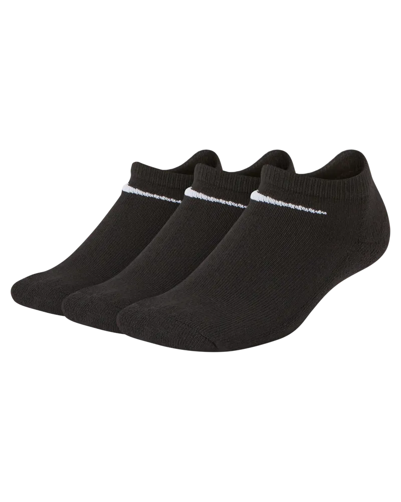 Nike Basics No-Show-Socken (jüngere Kinder) (3 Paar) - Schwarz Schwarz