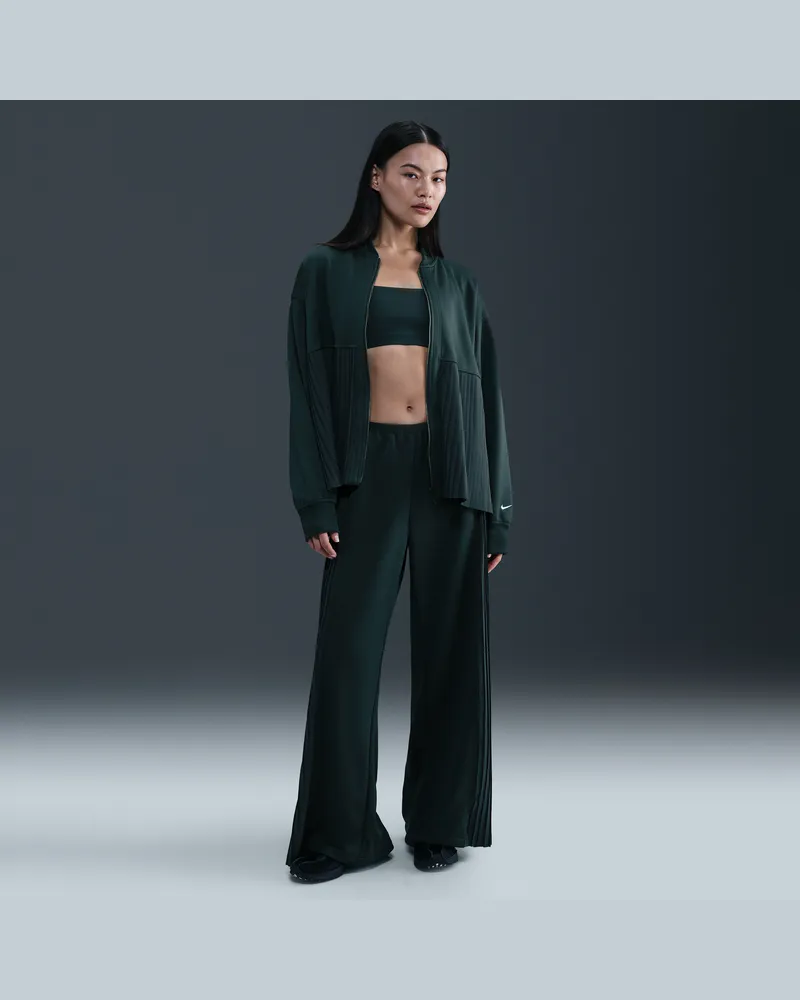 Nike Damenhose mit Falten - Grün Grün