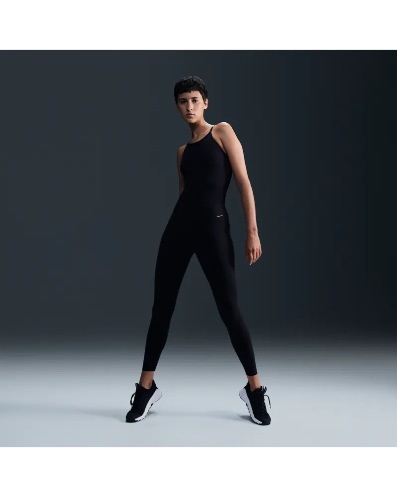 Nike Zenvy 7/8-Leggings mit hohem Bund (Damen) - Schwarz Schwarz