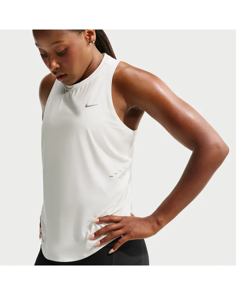 Nike Swift Dri-FIT Lauf-Tanktop (Damen) - Weiß Weiß