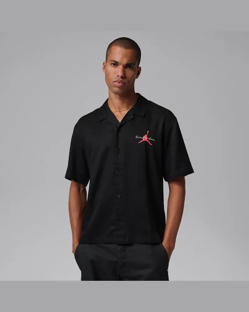 Jordan Brooklyn Bowlinghemd (Herren) - Schwarz Schwarz