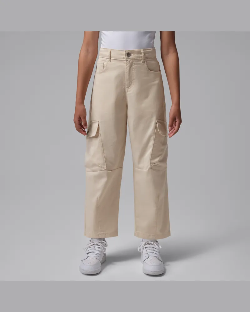 Jordan Brooklyn Barrel-Hose (ältere Kinder) - Weiß Weiß
