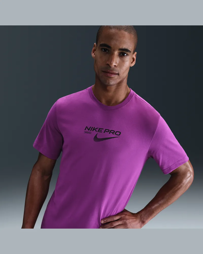 Nike Dri-FIT Trainings-T-Shirt (Herren) - Lila Lila