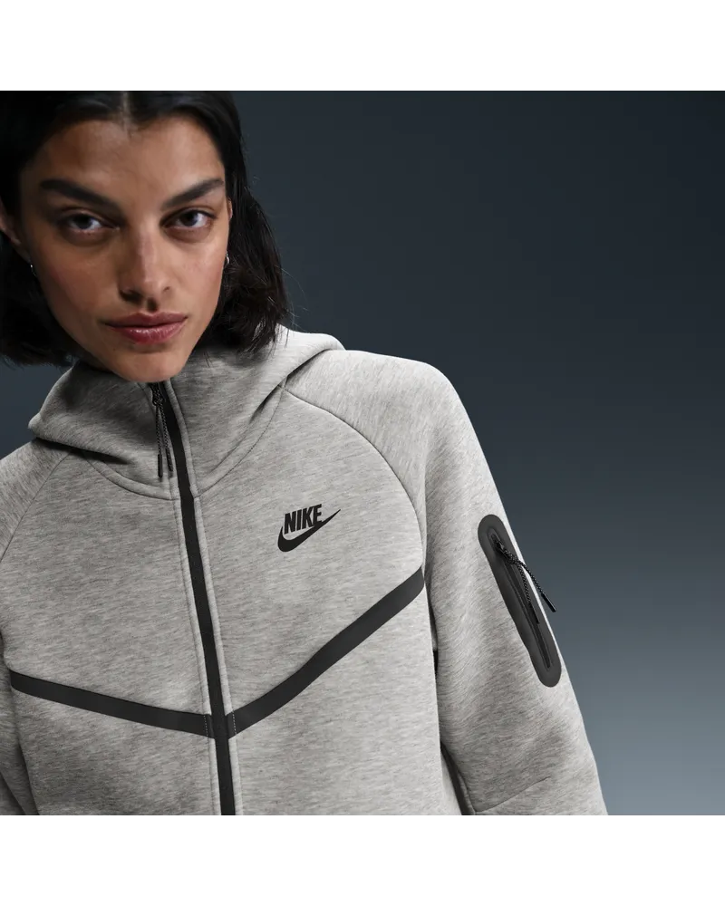 Nike Sportswear Tech Fleece Windrunner Kapuzenjacke (Damen) - Grau Grau
