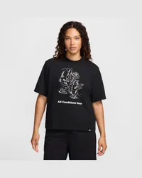 Nike ACG Grafik-T-Shirt mit weiter Passform (Damen) - Schwarz Schwarz